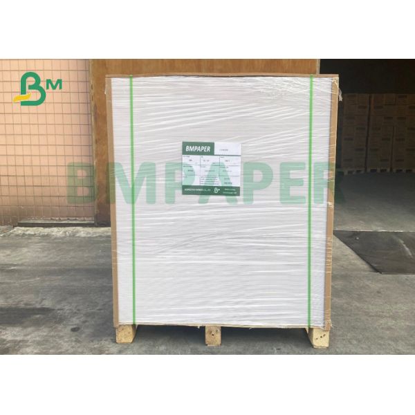 高い粘着性がある印刷できる光沢の自己接着ペーパー白い背部ペーパー