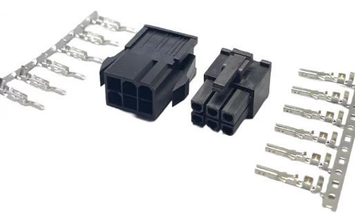 Delta Servo Motor Plug with Crimp/Solder Termination Moog Gender Configuration for 18-24 AWG Wire Gauge