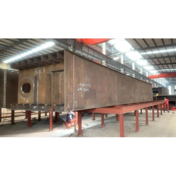 High Strength Bridge Steel Structure 100M 200M Heavy Duty Box Girder Steel