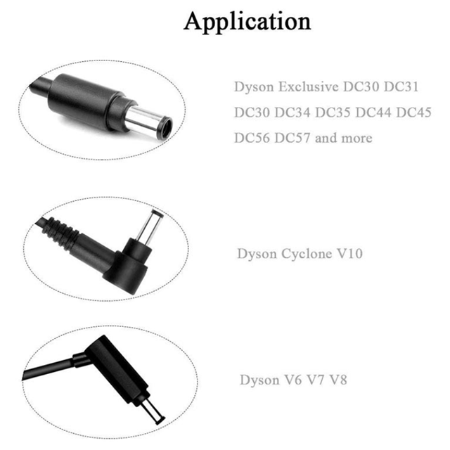 16.75v 0.348a 24.35v 0.348a Charger V7 V8 V6 SV06 SV07 SV09 SV10 DC58 DC59 DC60 DC61 dyson vacuum cleaner