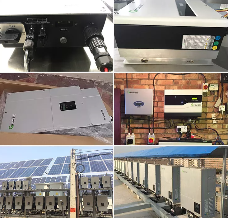 Hot Selling Growatt SPF 3500 5000 6000 ES Plus Single Phase Off-Grid Storage Inverter DC AC 3.5-6kw With High-speed Transport