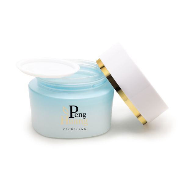 化粧品の容器のあたりの注文の表面クリームのガラス瓶