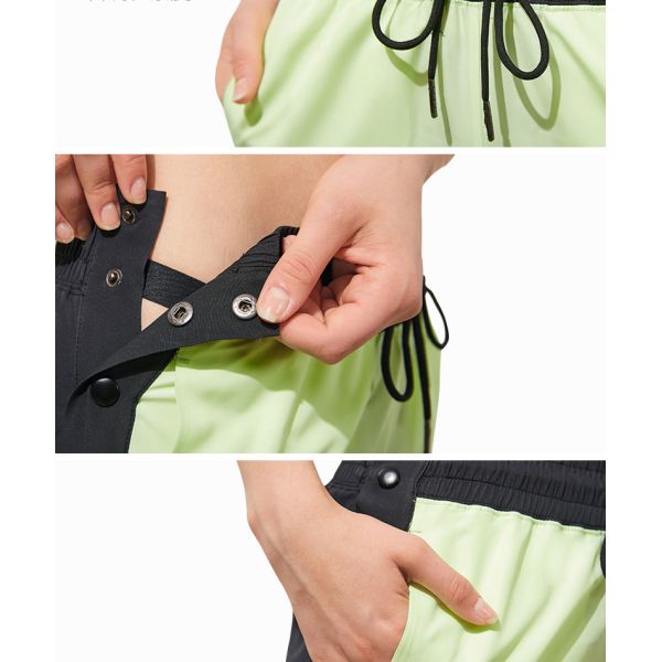 ориентированные на заказчика брюки Jogger урожая Joggers 180g разминки женщин с карманом