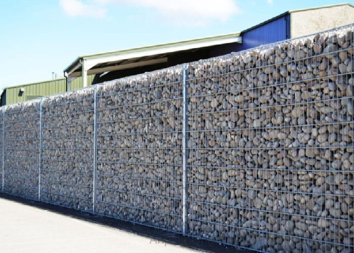 Durable Stone Filled Gabion Wire Mesh For Retaining Walls And Erosion Control