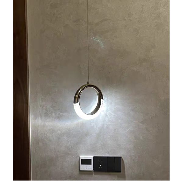 Luxury Crystal Chandelier For Staircase Led Home Decor Light Fixture Modern Creative Rings Chandelier(WH-NC-53)