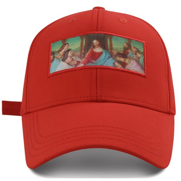 SGS Certification Hip Hop Dad Hats , 100% Polyester Curved Brim Baseball Cap