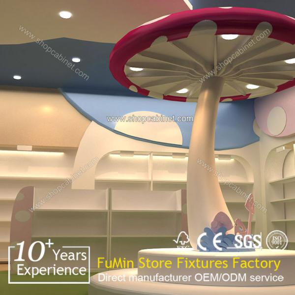 Upscale plywood garment display furniture/stand for clothing store! hot sale!