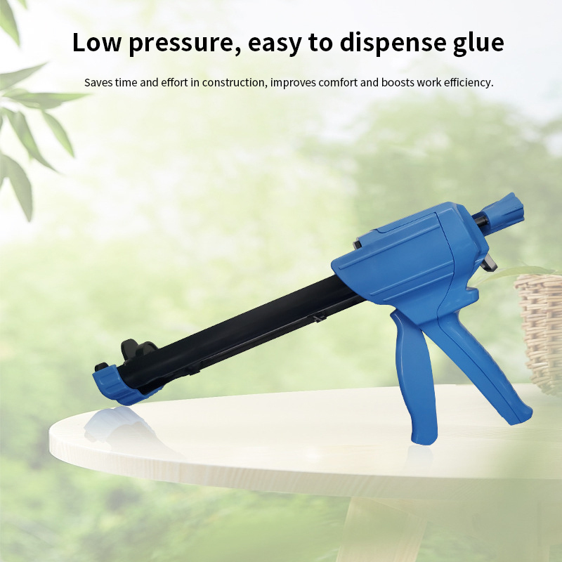 Factory Direct 360ml Blue Epoxy Gun 1:1 Two Part Structural Adhesive Mixing Handwork Dispenser Gun