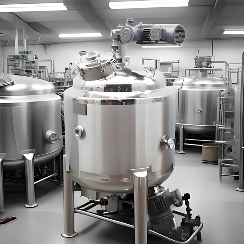 Custom-made 500L/1000L Stainless Steel Homogenizer and Disperser for Chemical Slurries and Liquid Mixing