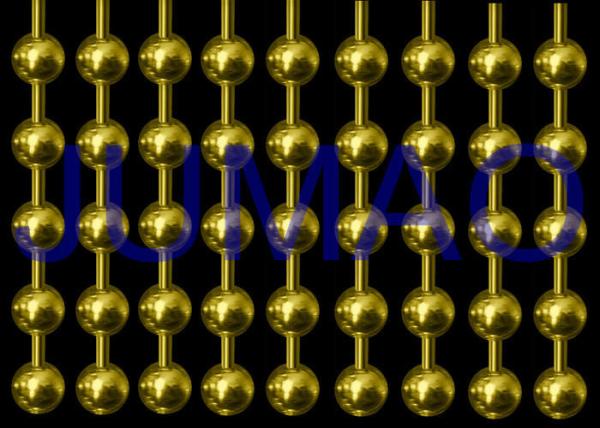 Architectural 8mm Stainless Steel Ball Chain , Hotel Metal Ball Chain Room Dividers
