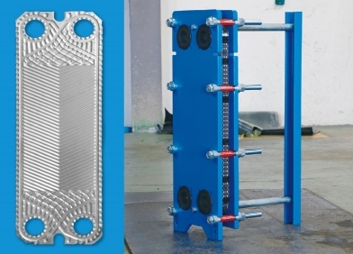 Industrial Plate Heat Exchanger with High Heat Transfer Coefficient Compact Structure and Wide Application Range