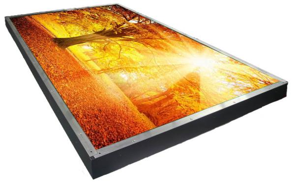 42/43 Open Frame Sunlight Readable LCD Monitor High Brightness Black Color