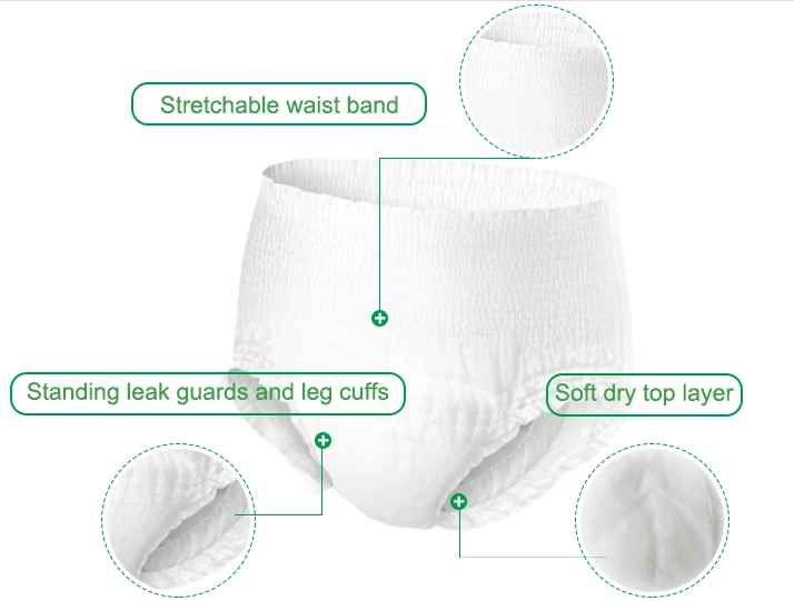 OEM Ultra Thin Only 3mm Baby Pull Up Pants Super Soft For Active Babys