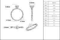 Moissanite Engagement  For Women Ring Set Diamonds And Sapphire Wedding Band  White Gold  Pave