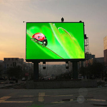 Led Display Outdoor P10 Nova System Waterproof Iron Case 960*960 Led Screen Advertising  with 7000 brightness