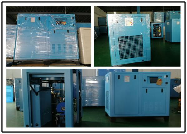 Portable Rotary Screw Air Compressor , Industrial Oil Lubricated Air Compressor
