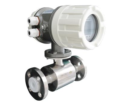 Medidor de fluxo eletromagnético de aço inoxidável SS304 2 polegadas - precisão alta