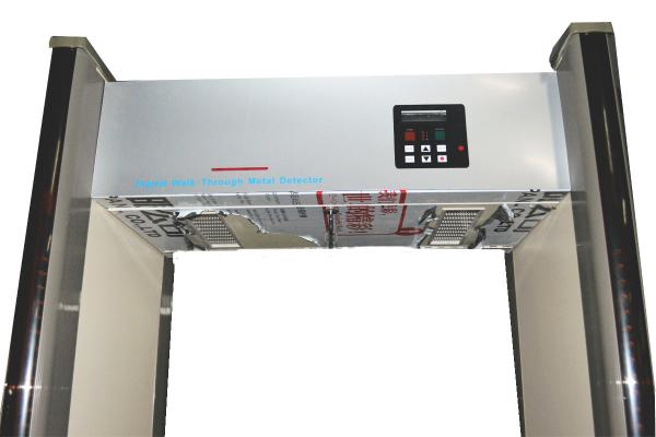 Digital Walk Thru Metal Detector With Single Line LED Screen Panels