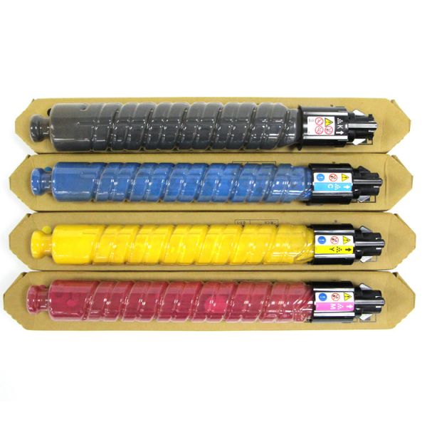 Ricoh Toner Cartridge compatible with Ricoh MP C4501 5501 printers offering page yield and AAA Grade raw material