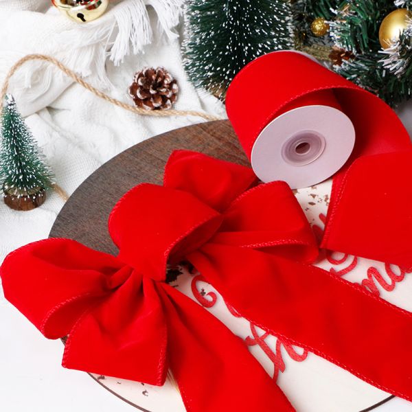 Cinturón de poliéster rojo blanco dorado para regalos personalizados y decoraciones elegantes para fiestas