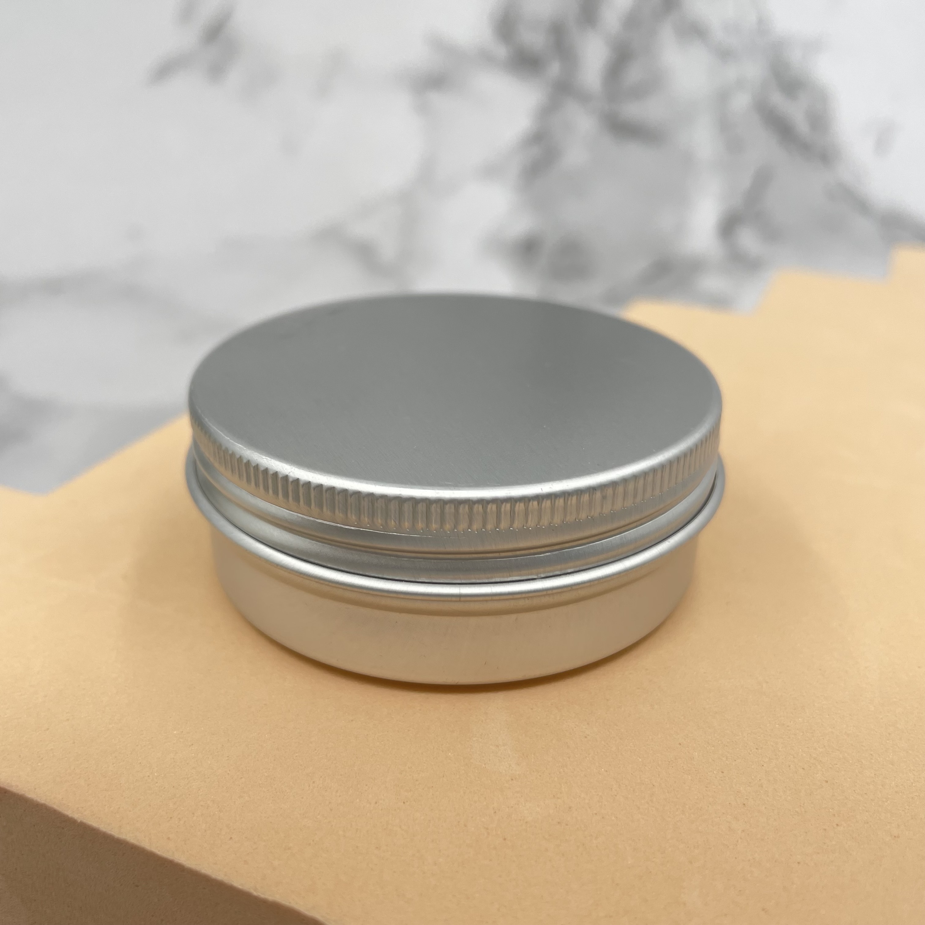 Небольшие опарникы олова 60ml 80ml алюминиевые вокруг верхней части извива винта края для восков