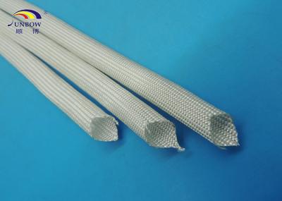 White High Temperature Fiberglass Sleeving for AC Motor / Generator / Electronics