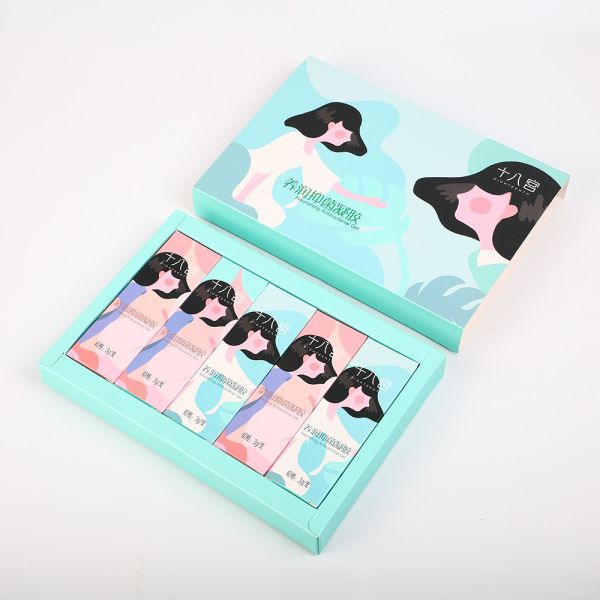 изготовленная на заказ сползая спичка подарочных коробок CMYK Eco дружелюбная Artpaper ящика 300gsm упаковывая ISO9001