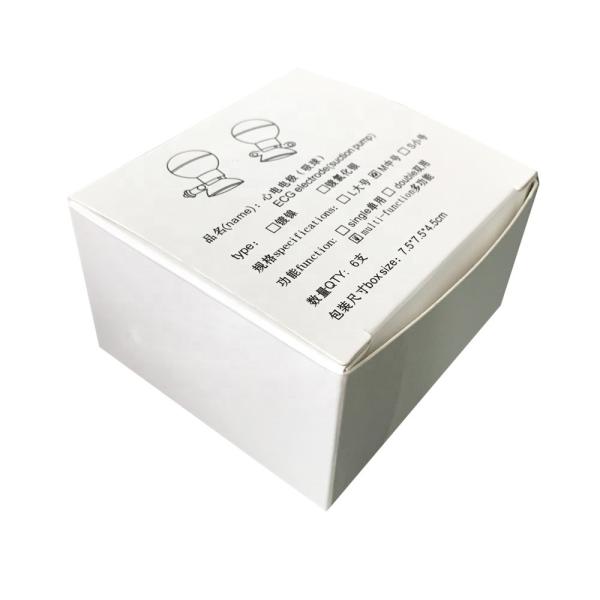 Adult Suction Chest Pediatric Ecg Electrodes Rubber Material For Health Monitoring