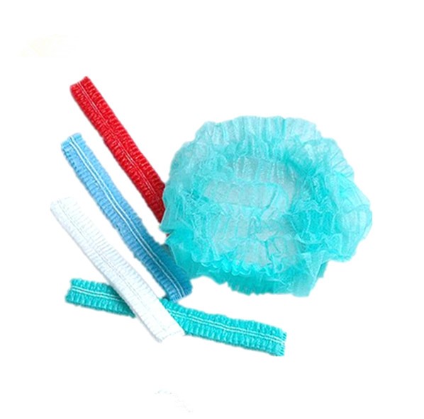 S&J Disposable non woven PP medical bouffant clip cap / non woven nurse caps
