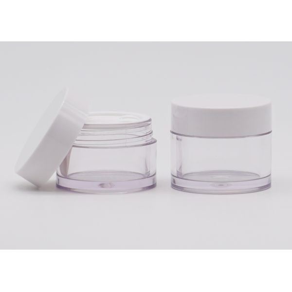 Сливк ПЭТГ пластиковая раздражает косметику упаковывая с крышкой ПП белой для продуктов красоты