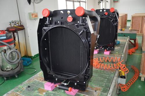 Aluminum Vacuum Brazed combined oil cooler radiator for construction machinery oil cooling solutions
