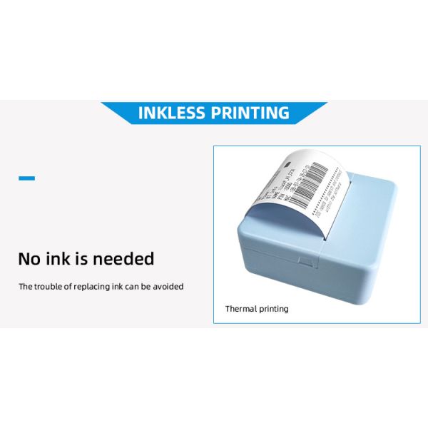 Black Print Speed of 15mm/sec Portable Mini Printer for Children's Raffle Tickets