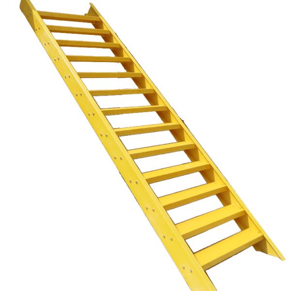 Lightweight Portable Smooth FRP Composite Step Ladder Designed for Electronic Devices