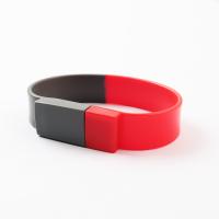 Pulsera 2,0 de memoria USB de la pulsera del silicón del OEM del ODM 3,0 memoria completa de 1GB 256GB