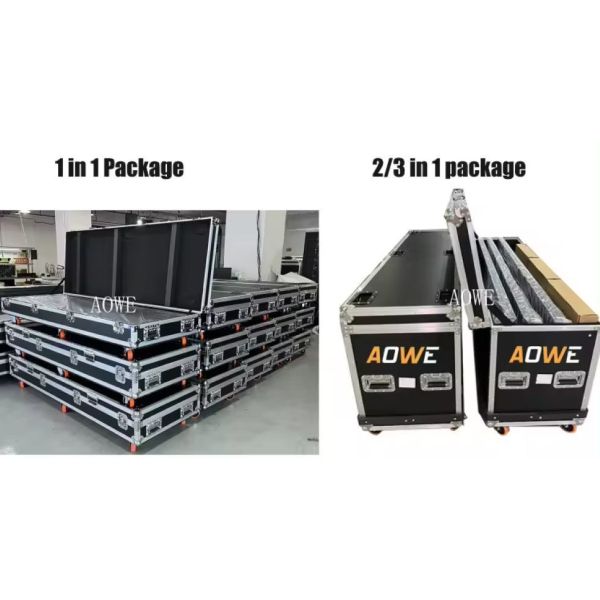 HD Flexible Indoor P2 Advertising LED Poster Video Display Digital Player Portable Wheel Move