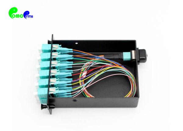 MPO MTP Cassette Low Power Penalties LC UPC Adapter With Desgined For 10G/40G Color Black