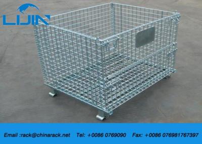 Workshop Metal Shelf Wire Mesh Storage Cages  Easy To Inventory