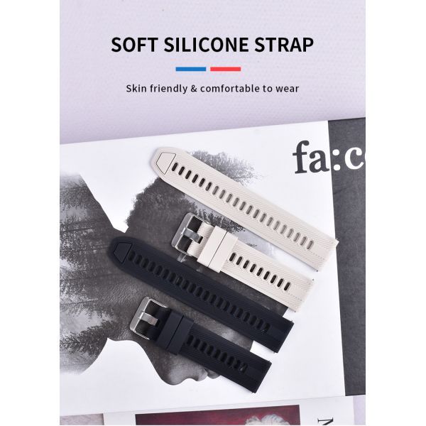 Small Twill Breathable Silicone Strap · Compatible With Samsung Galaxy Watch Ultra 7 And 6 Smartwatches | OEM/ODM - SHX