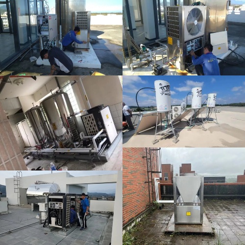 Instant Hot Water In 30s Direct Heating Heat Pump with 50% Energy Savings and World-Class Compressors for Hotels