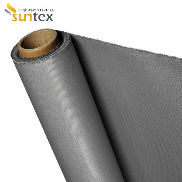 Pano/tela revestidos impregnados da fibra de vidro da borracha de silicone para a junção de expansão/cortina