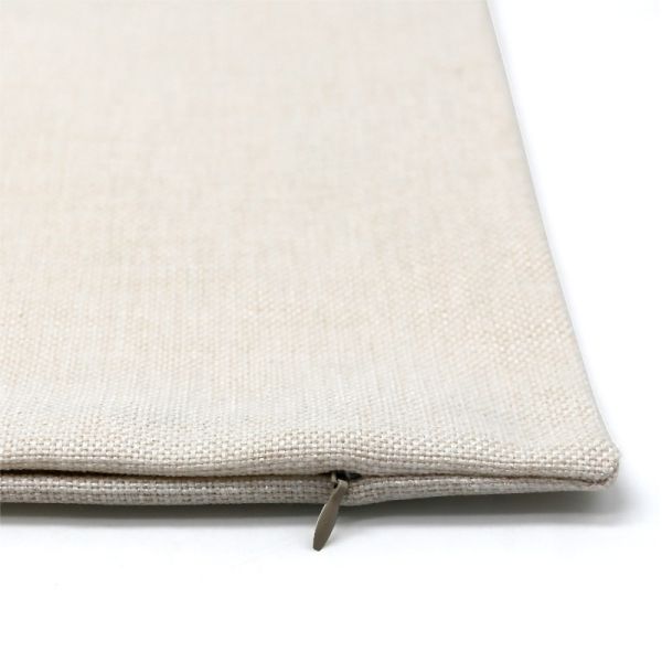 30*50cm Printable Sublimation Linen Lumbar Pillow Case For Home Office Hotel