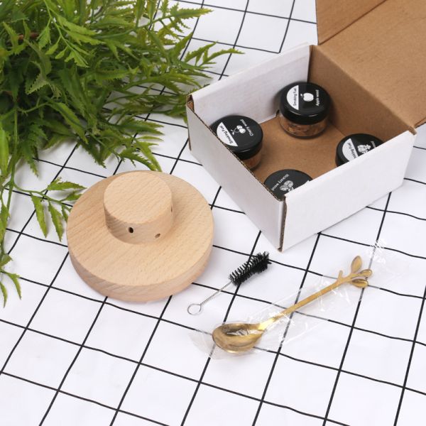 Coctel fumador de madera artículos de bar artículos para el hogar kit de regalo de humo