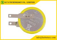 Pilha Limno2 da moeda do PWB da pilha do botão do lítio de CR2032 3.0v 220mah