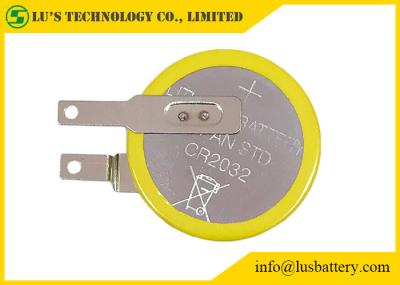 Pilha Limno2 da moeda do PWB da pilha do botão do lítio de CR2032 3.0v 220mah
