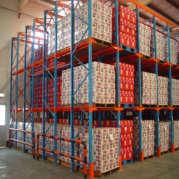 Heavy-Duty Drive-In Pallet Racking System Warehouse Storage Customizable Bulk Storage Racks