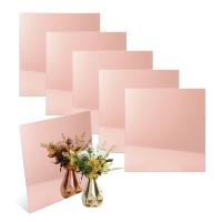 DIY Wedding Display Acrylic Mirror Wholesale Custom Glass Panels Rose Gold Acrylic Mirror Sheet