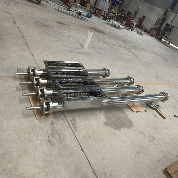 Transporteur à vis d'alimentation en acier inoxydable de qualité industrielle pour centrales électriques à ciment