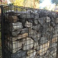 Galvanizado soldou a parede de Mesh For River Bank Retaining do fio de 3mx1mx1m Gabion
