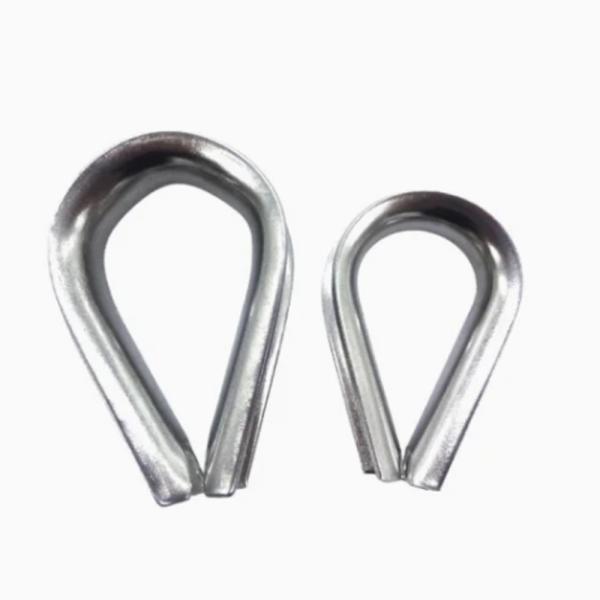Stainless Steel 304 Us Heavy Type Thimble for Wire Rope Cable