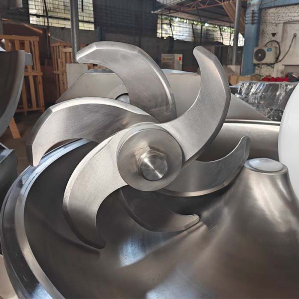 Industrial Vegetable and Meat Bowl Chopper Machine 120L For Food Processing